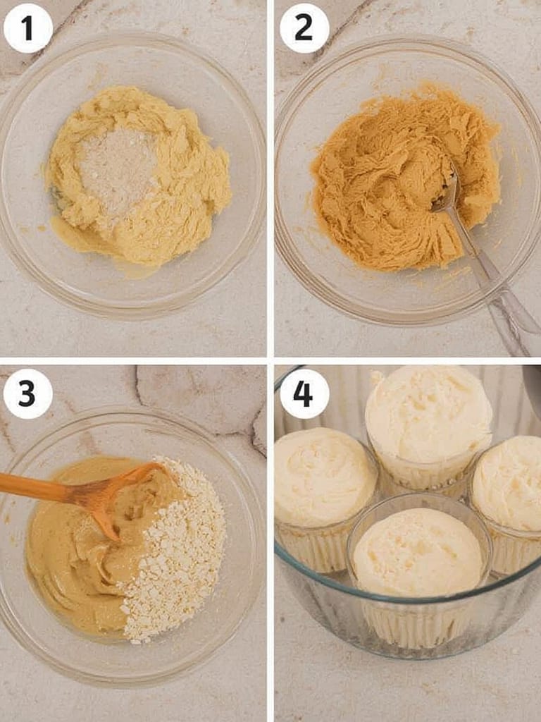 Pumpkin Cheesecake Cups steps- No-Bake Pumpkin Cheesecake Cups