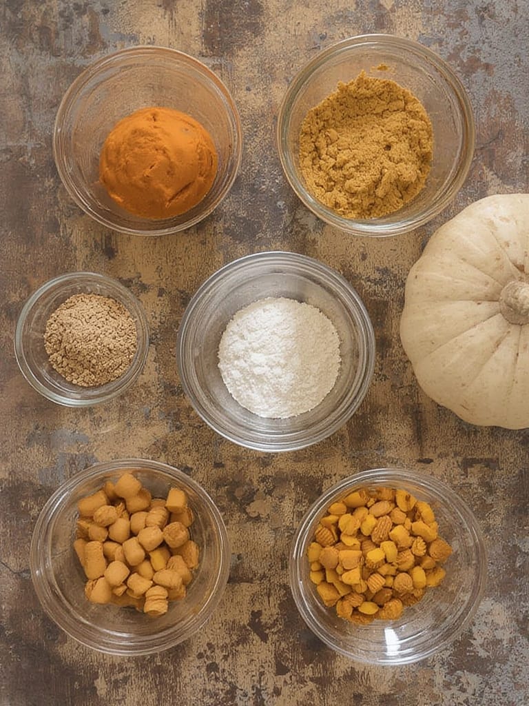 Pumpkin Cornbread Muffins ingredients- Soft Pumpkin Cornbread Muffins