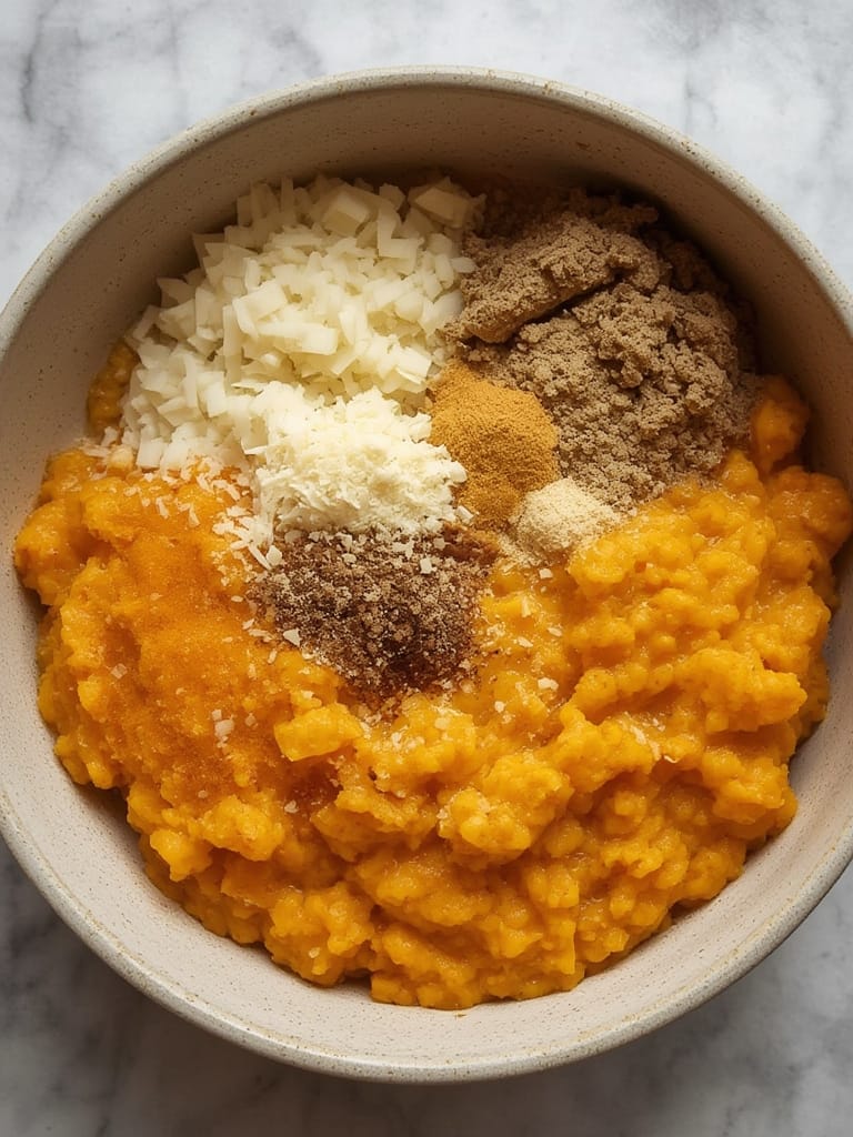 Pumpkin Risotto with Parmesan ingredients- Creamy Pumpkin Risotto with Parmesan
