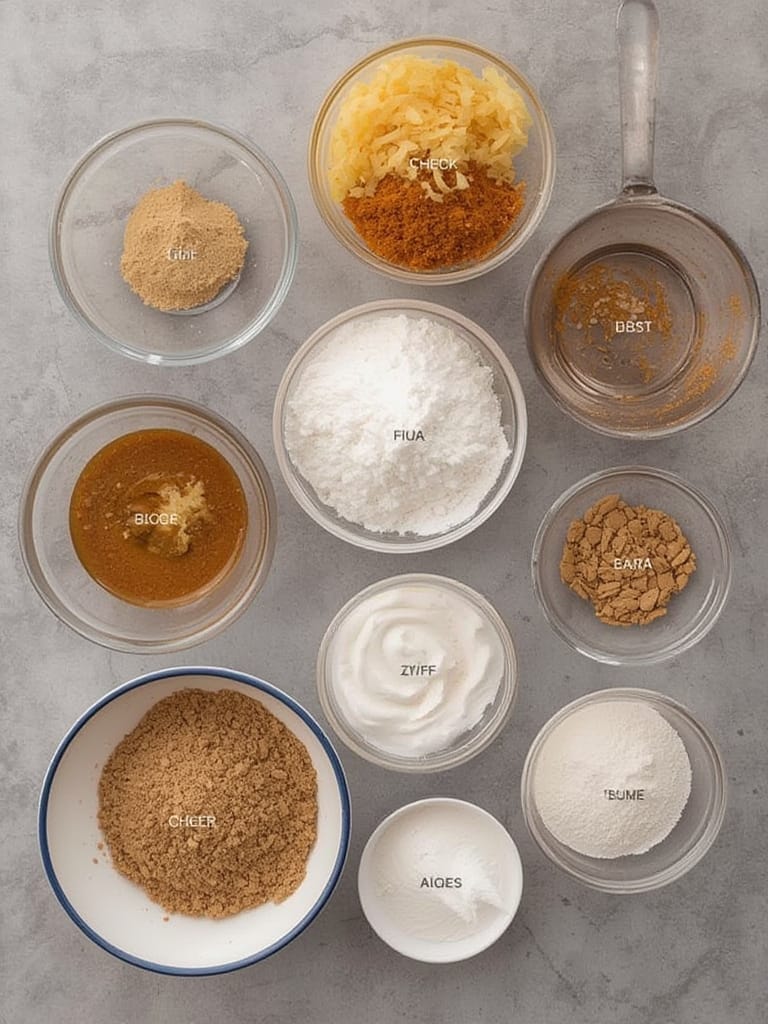 Pumpkin Spice Cupcakes ingredients- Pumpkin Spice Cupcakes
