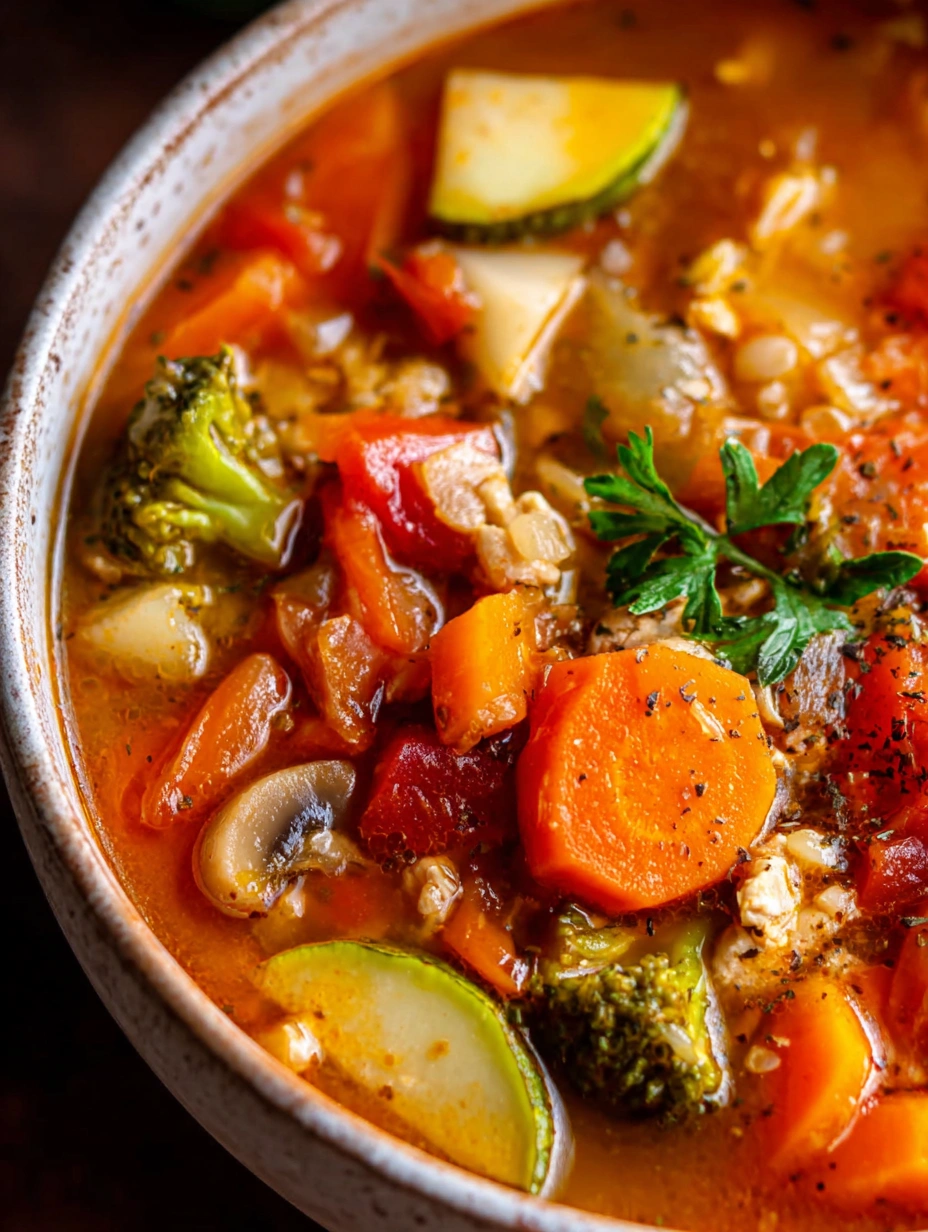 Weight Loss Soup Turkey Vegetable Soup for weight loss with lean turkey and fresh vegetables