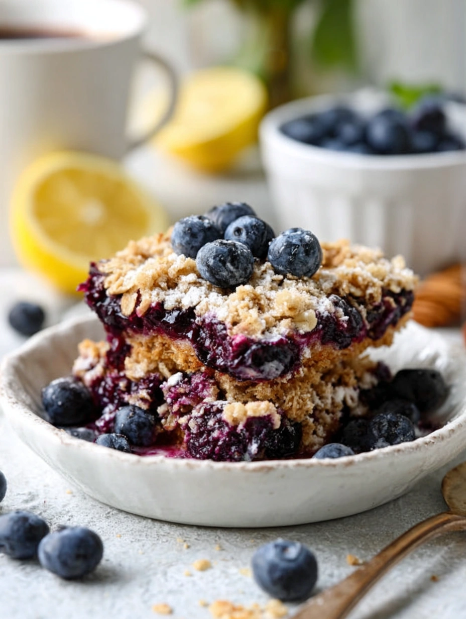 Blueberry Crumble Oatmeal 1 Blueberry Crumble Oatmeal futured