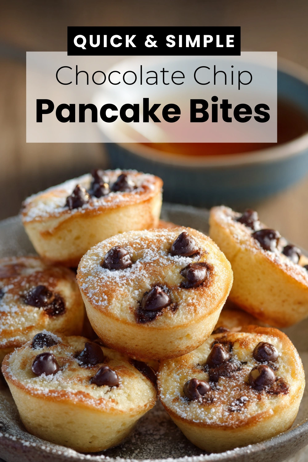 Chocolate Chip Pancake Bites