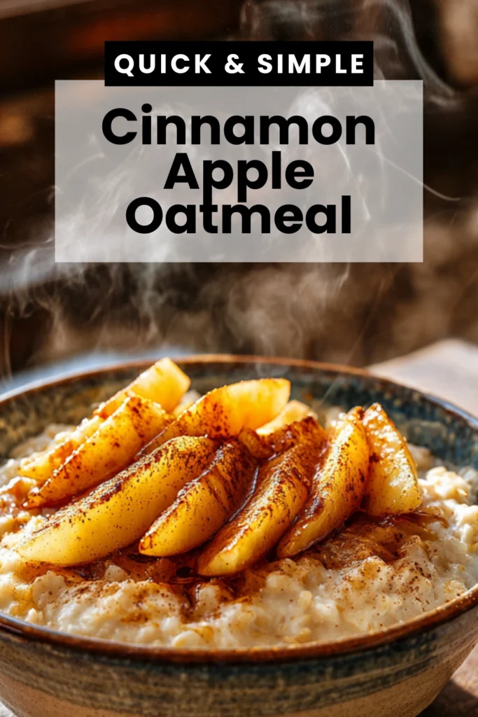 Cinnamon Apple Oatmeal futured image