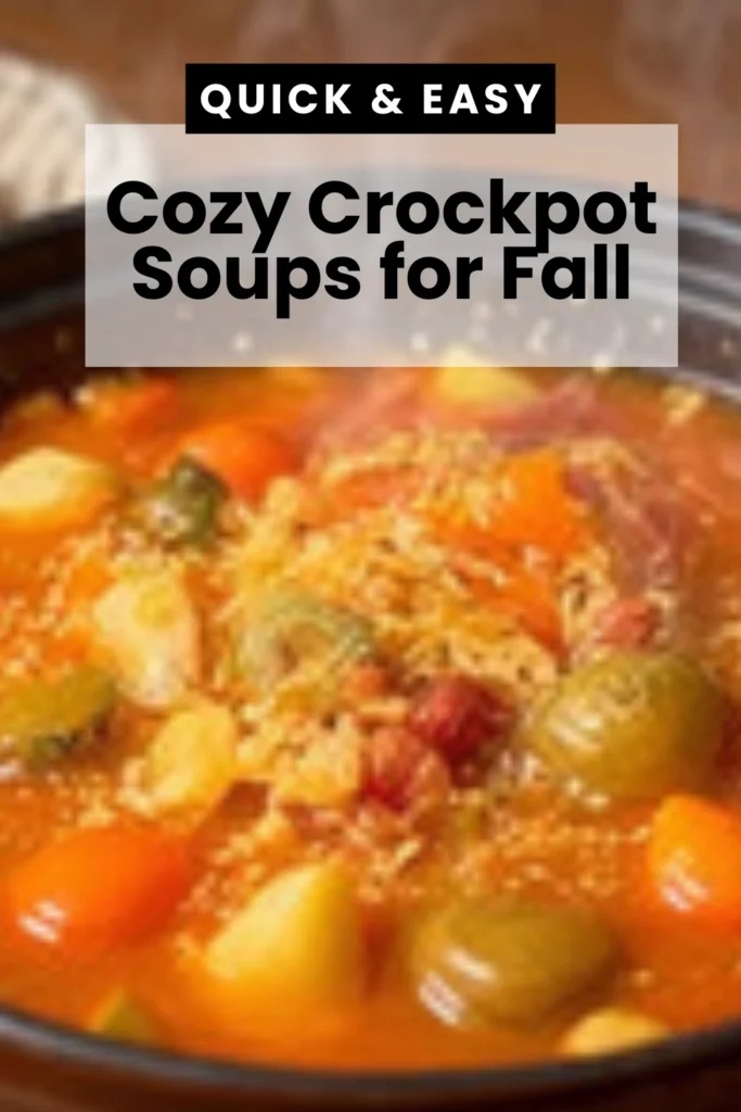 Cozy Crockpot Soups for Fall