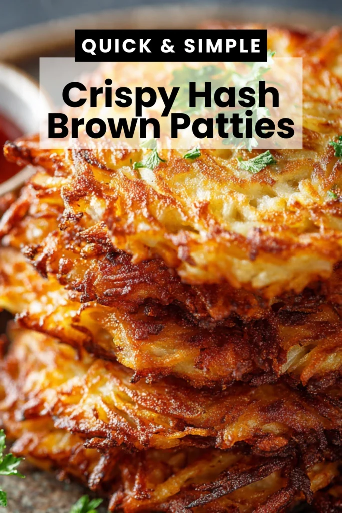 Crispy Hash Brown Patties