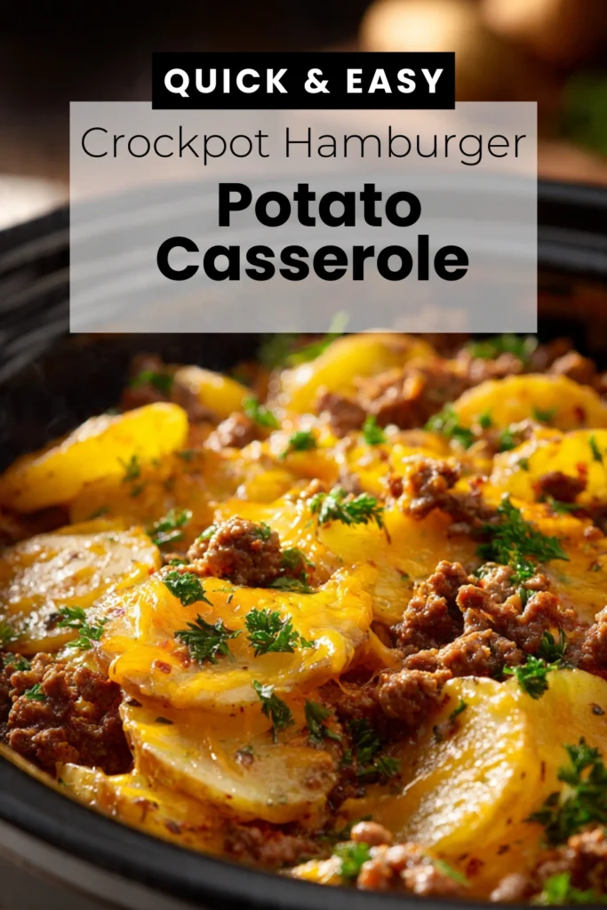 Crockpot Hamburger Potato Casserole