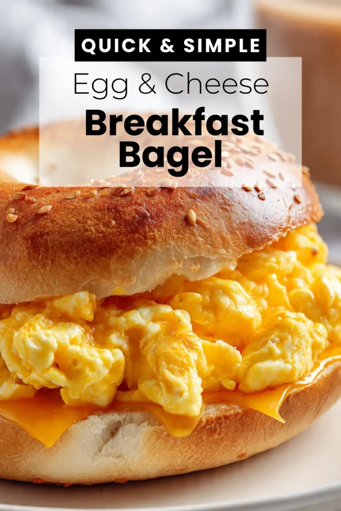 Egg & Cheese Breakfast Bagel
