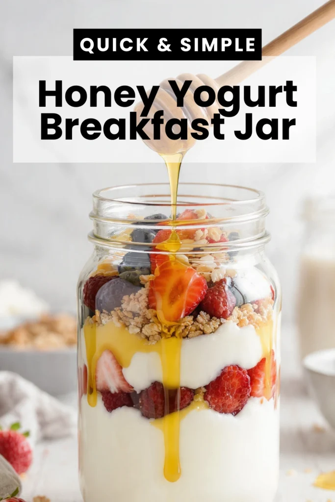 Honey Yogurt Breakfast Jar