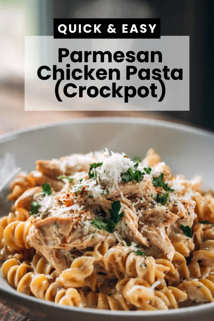 Parmesan Chicken Pasta (Crockpot)