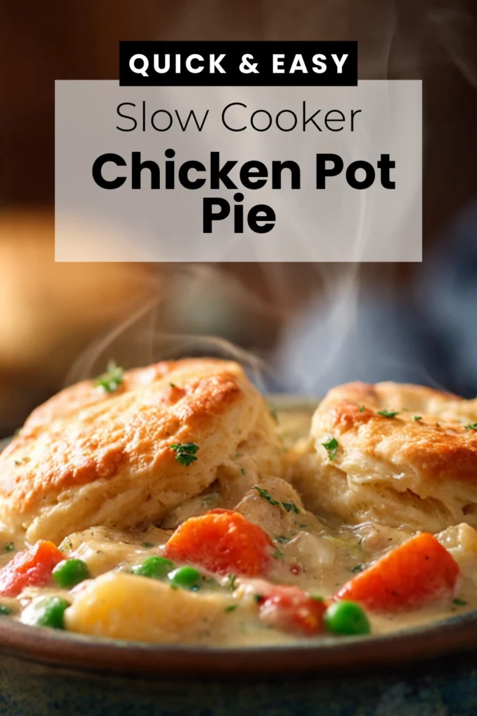 Slow Cooker Chicken Pot Pie