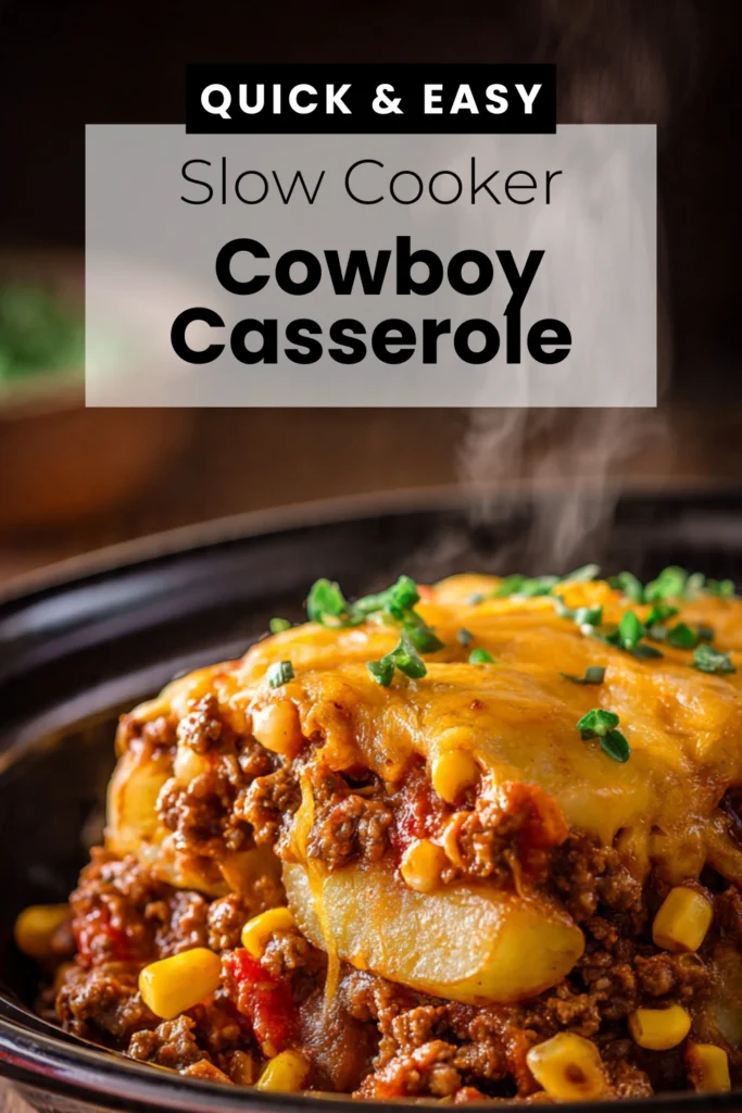 Slow Cooker Cowboy Casserole