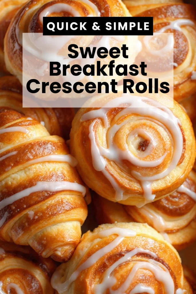 Sweet Breakfast Crescent Rolls
