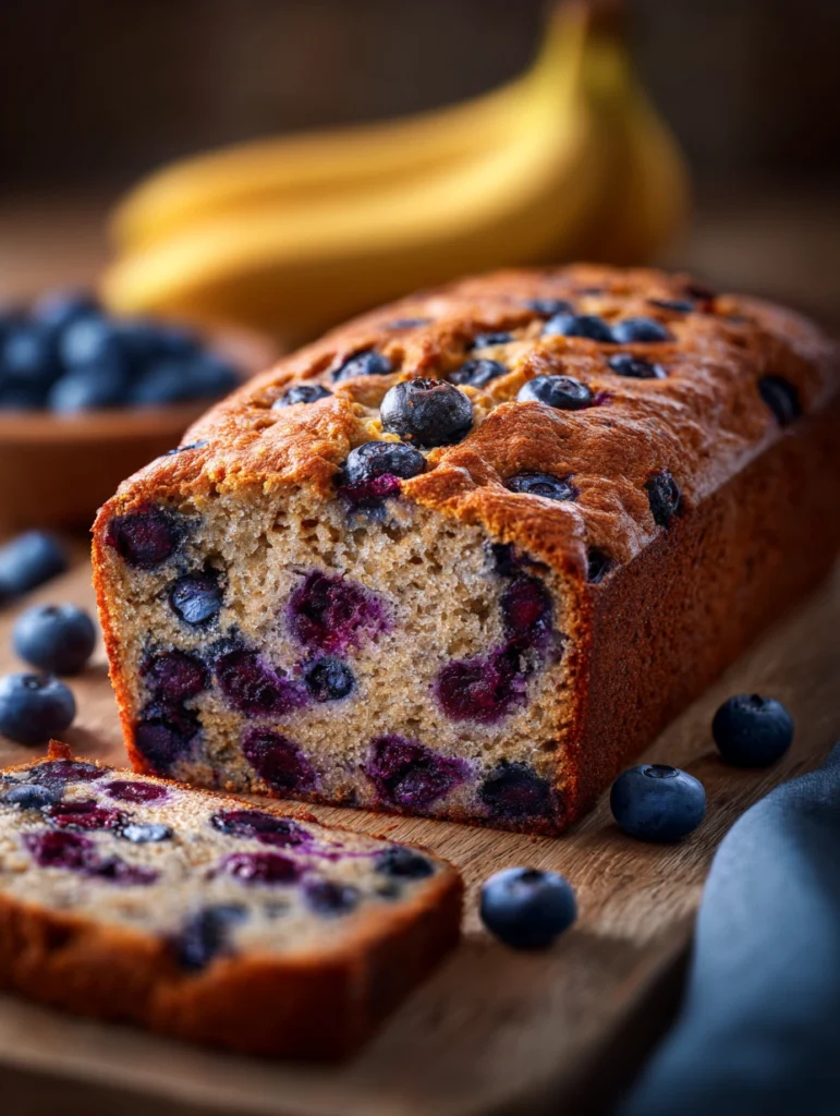 Blueberry Banana Bread