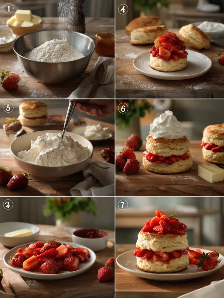 Easy Strawberry Shortcake steps