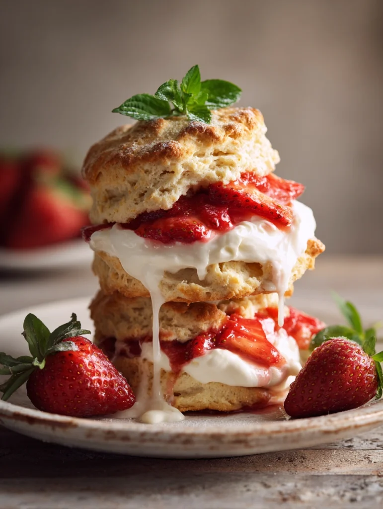 Strawberry Shortcake Biscuits