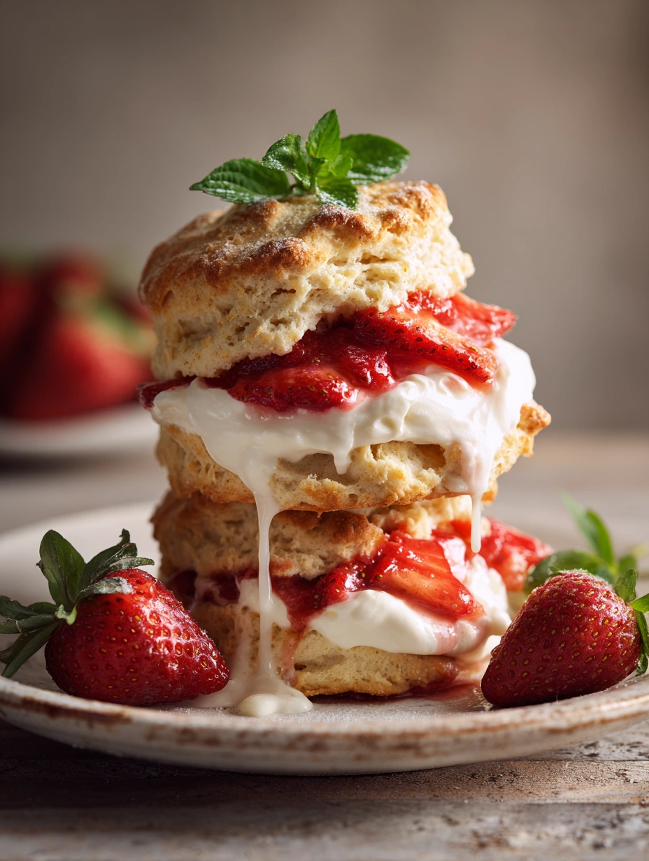 Strawberry Shortcake Biscuits